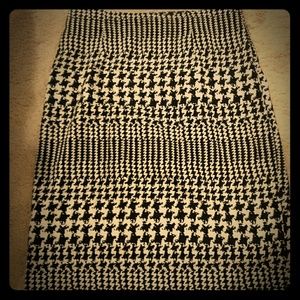 Black & White High waisted Skirt